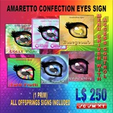 Confection Eyes Sign (Boxed)