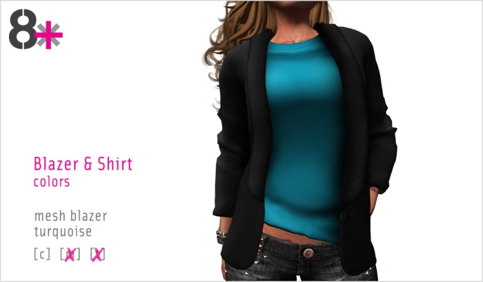 8+ // Blazer & Shirt - Pink