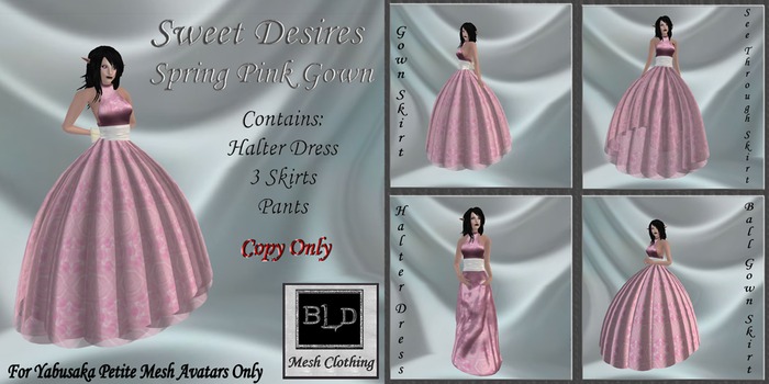 ~BLD~ Sweet Desires - Spring Pink *Petite* Gown
