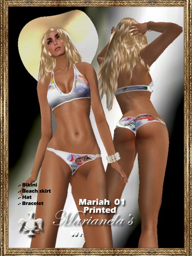 Marianela's MARIAH BIKINI 01 WHITE C