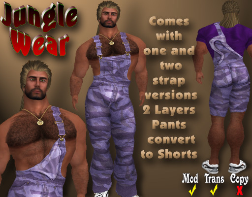 Jungle Wear - Overalls (Camo 4)