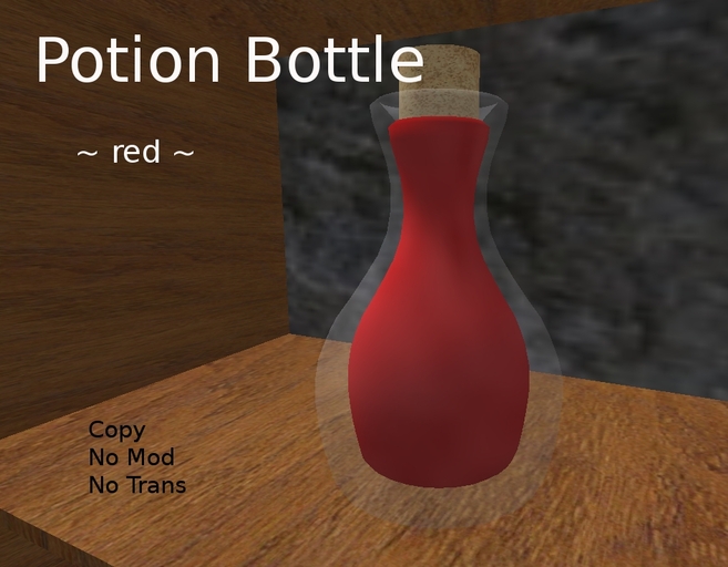 Potion Bottle-red