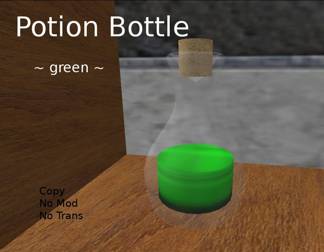 Potion Bottle-green