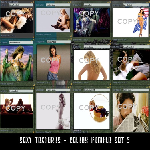 Celebs Female Set 5