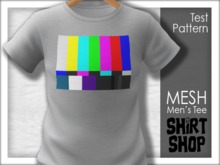 =ShirtShop= Mesh Test Pattern T-Shirt