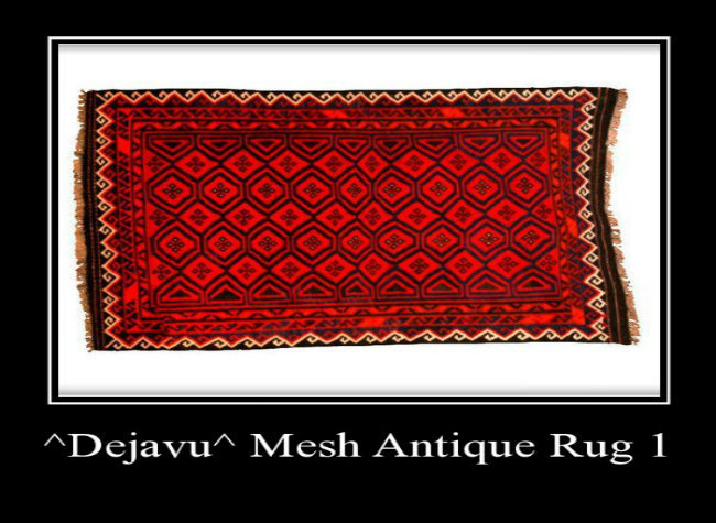 ^Dejavu^  Mesh Antique Rug 1