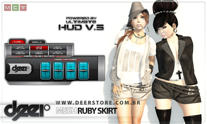 * .:: deeR ::. * MESH ruby skirt #1/2/3 [Multi-Version] DEMO