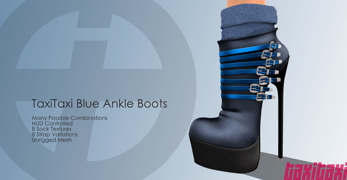 [TAXI TAXI] BLACK BOOTS AND SOCKS