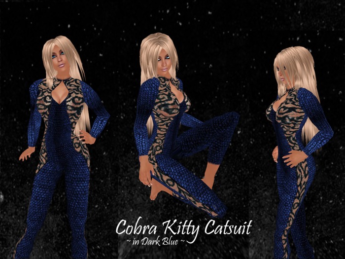 Cobra Kitty Catsuit - Red