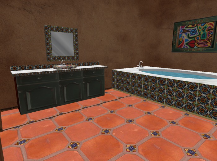 Mexican Bathroom (box)