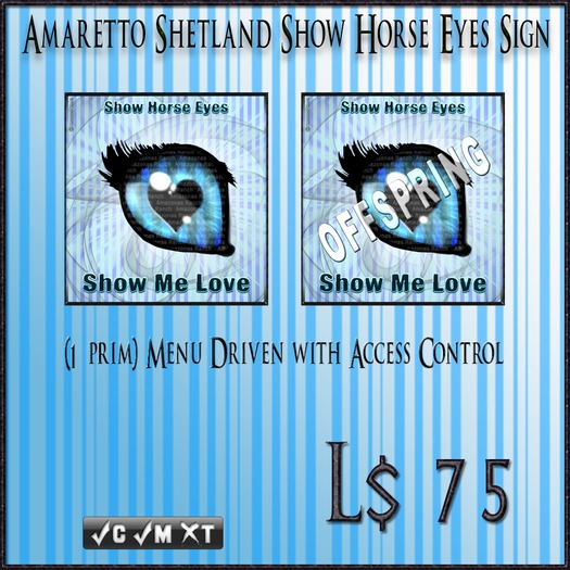 Show Me Love Eyes Sign (Boxed)