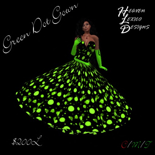 Green Dot Gown