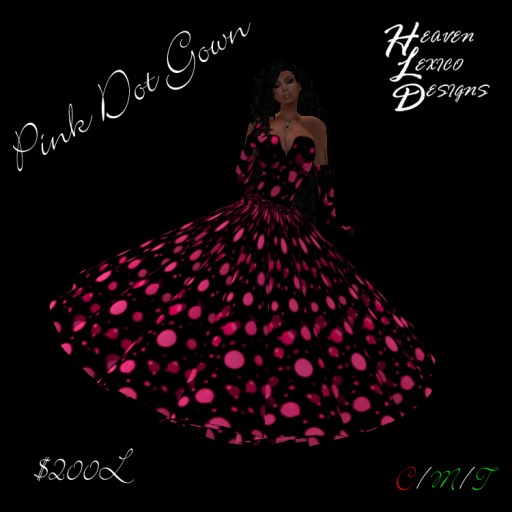 Pink Dot Gown