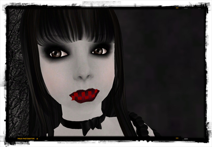 checkered lips tat