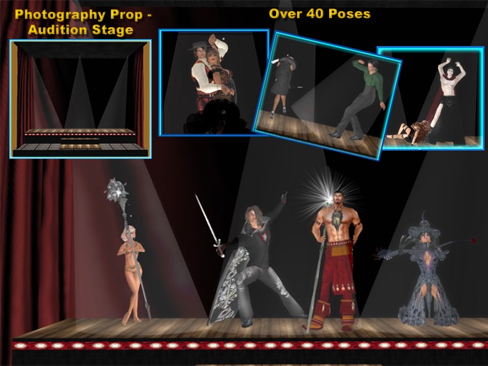 Photography Prop - Audition Stage Boxed