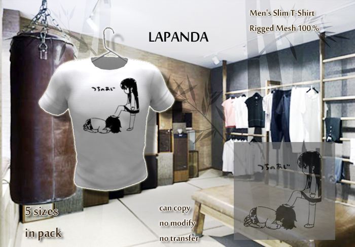 .;[LaPANDA];. MANGA [WHITE] Men T-Shirt Mesh