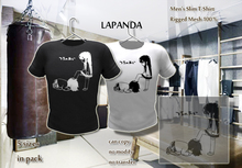 .;[LaPANDA];. MANGA [BLACK & WHITE] 2 COLORS PACK Men Slim T-Shirt Mesh