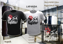 .;[LaPANDA];. THE DOGFATHER [BLACK & WHITE] 2 COLORS PACK Men T-Shirt Mesh