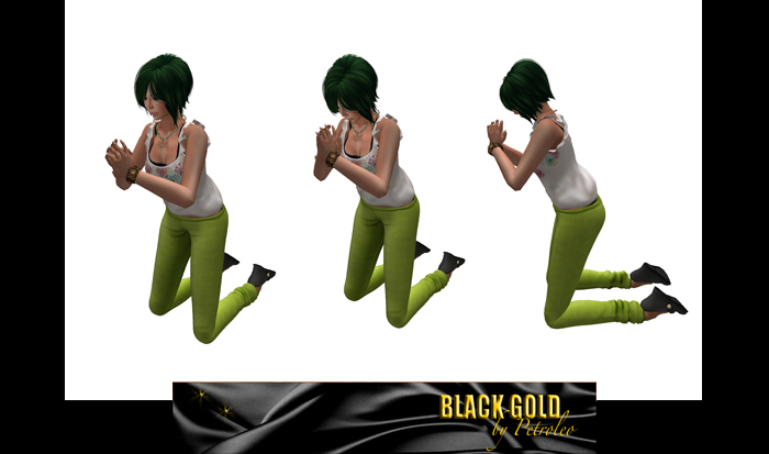 Fullperm, praying animated pose