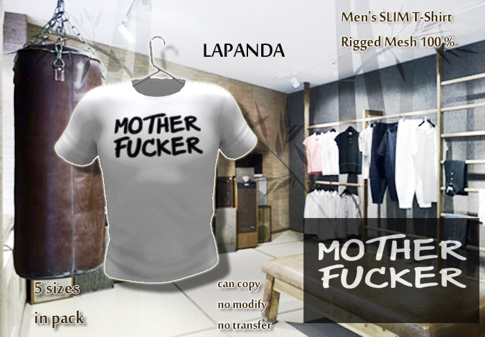.;[LaPANDA];. MFK [WHITE] Men T-Shirt Mesh