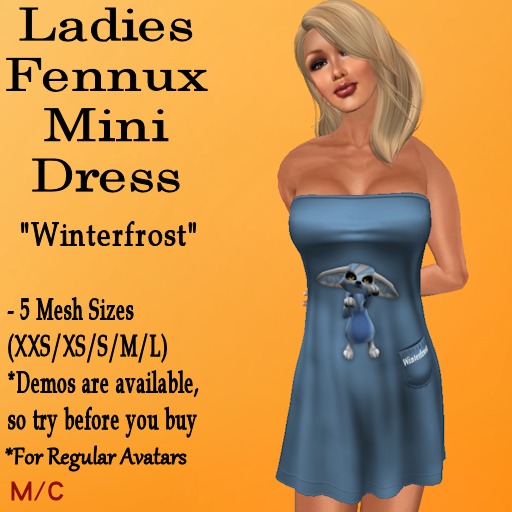 SRC Fennux Mini Dress (Winterfrost)(Mesh)