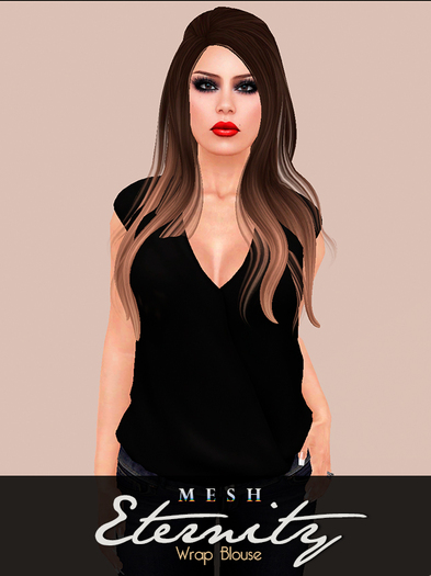 .::Eternity::. Mesh Wrap Blouse - Demo