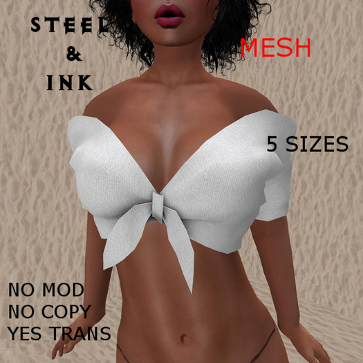 Front Tie Crop Top White