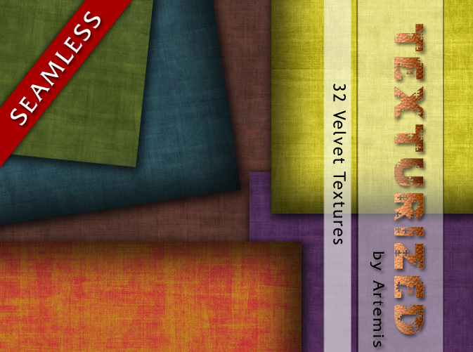 Texturized - Velvet Textures Fabric Seamless