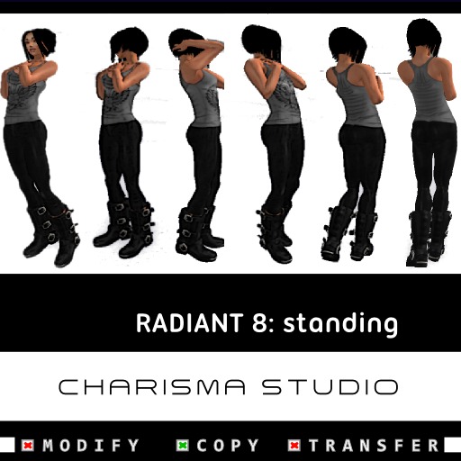 Woman Standing Animation - Radiant 8