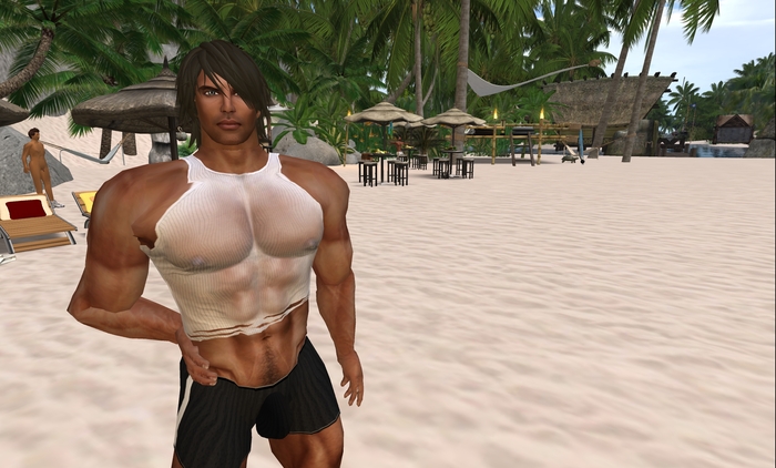 L'Uomo Ripped Tanktop [Wet] - Regimade