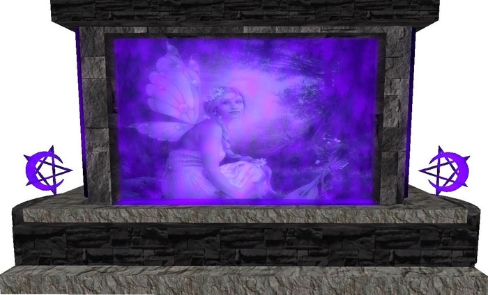 +Badru+ Sitting Fairy Fountian