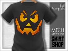 =ShirtShop= Mesh Evil Pumpkin T-Shirt
