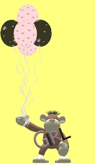 Babyshower  Girl  Monkey