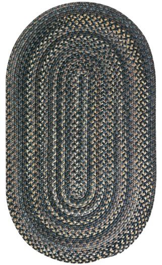 Newport Harbor Area Rug Steel Grey (oval)
