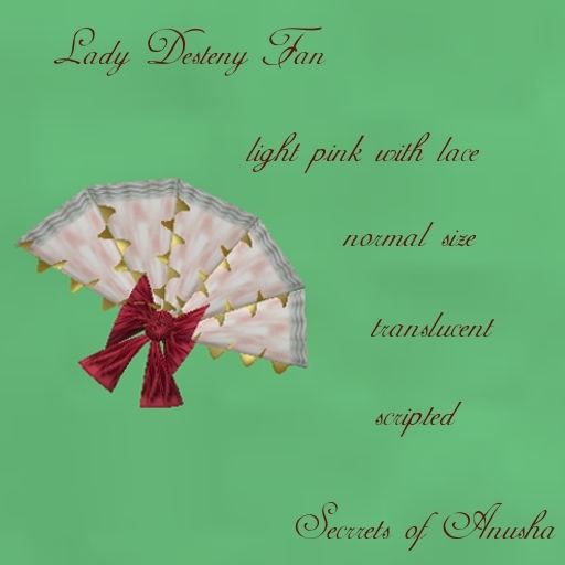 *SoA*Lady Desteny Fan Light Pink
