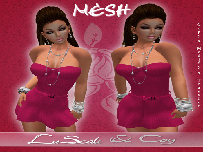 Baby Fuchsia Dress Mesh