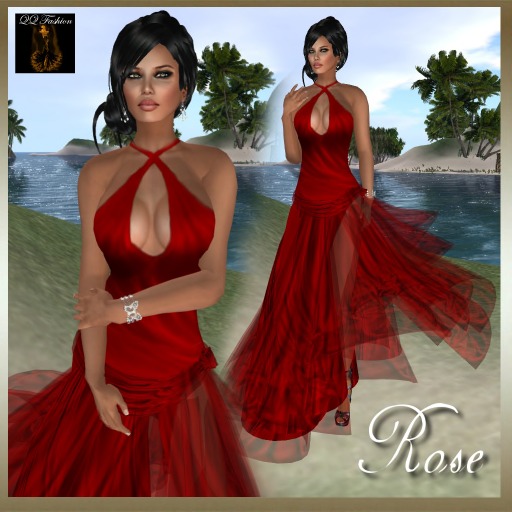 QQ Fashion -  Rose - Red ****