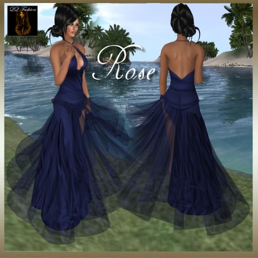 QQ Fashion -  Rose - Blue ****