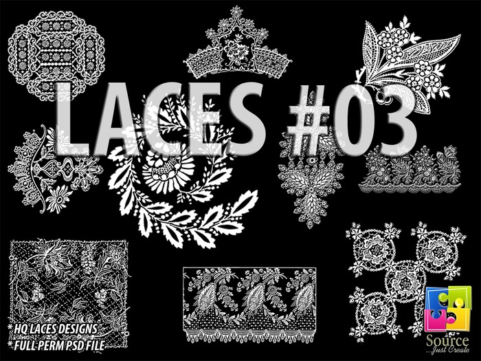 LACE DESIGNS #03 * FULLPERM * PROMO