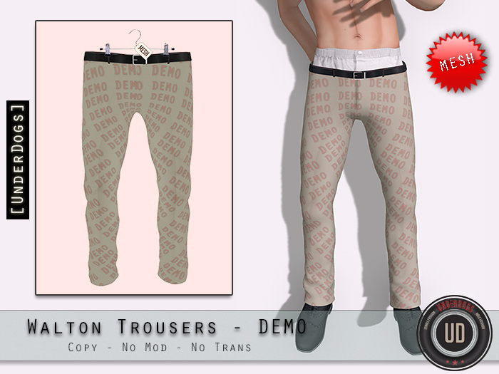 [UnderDogs] - Walton Trousers - DEMO - Mesh