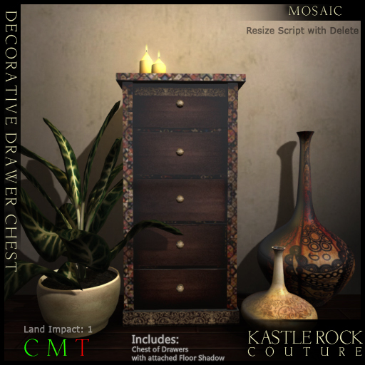 {Mirage} Drawers - Mosaic