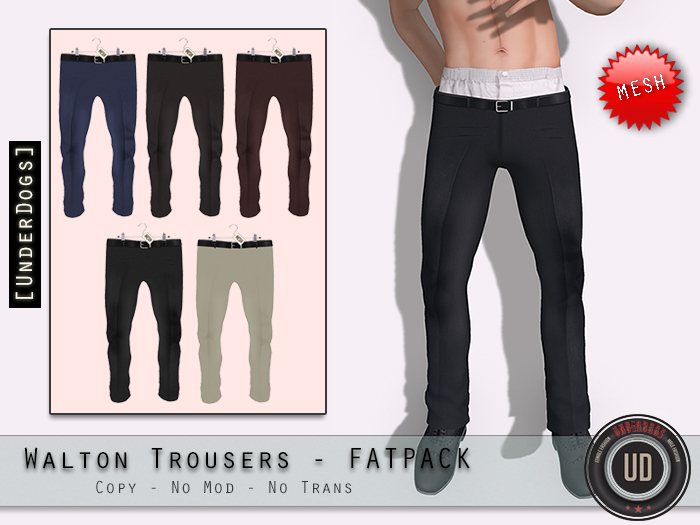 [UnderDogs] - Walton Trousers - FATPACK - Mesh