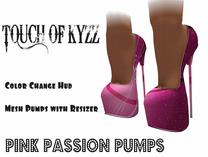 Touch Of Kyzz Pink Passion Pumps