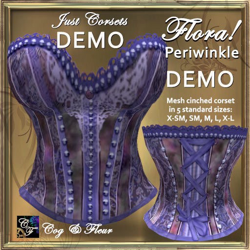 JUST CORSET -- RUBY! Mesh Corset