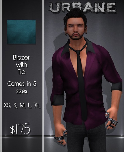 :URBANE: Blazer - Teal