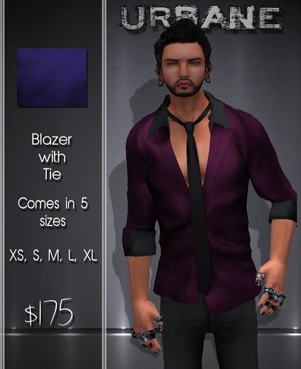 :URBANE: Blazer - Blue