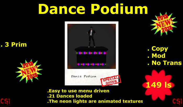 Dance Podium (box)