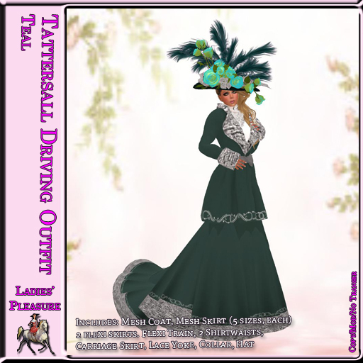 ~LP~ Tattersall Driving Outfit (boxed) Teal