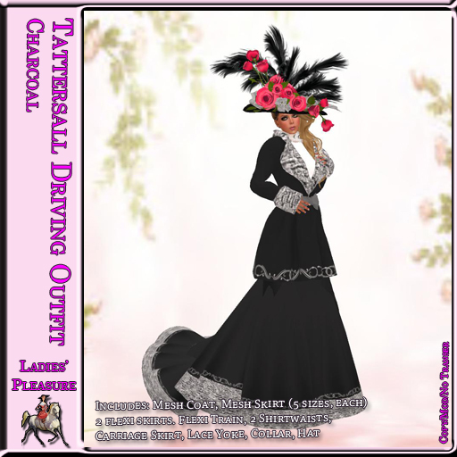 ~LP~ Tattersall Driving Outfit (boxed)  Charcoal