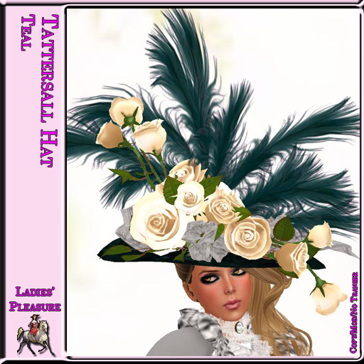 ~LP~ Tattersall Hat (Boxed) Teal